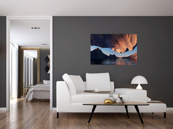 Tablou - Faleze 3D (90x60 cm)