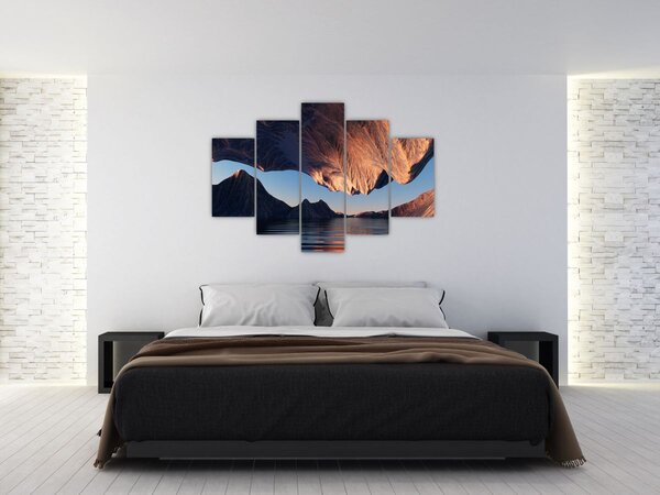Tablou - Faleze 3D (150x105 cm)