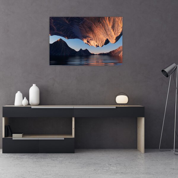 Tablou - Faleze 3D (90x60 cm)