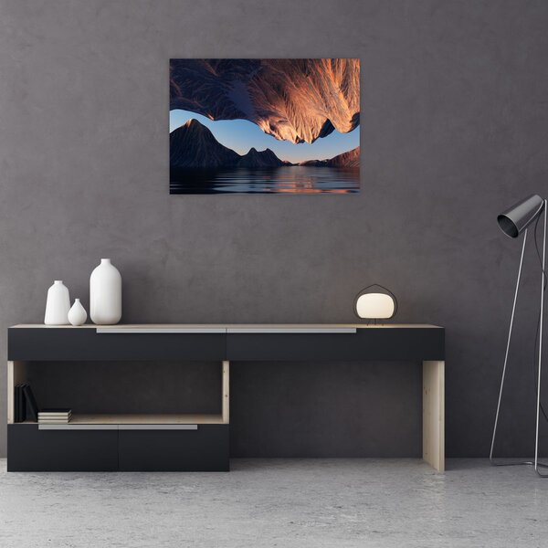 Tablou - Faleze 3D (70x50 cm)