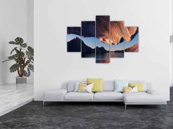 Tablou - Faleze 3D (150x105 cm)