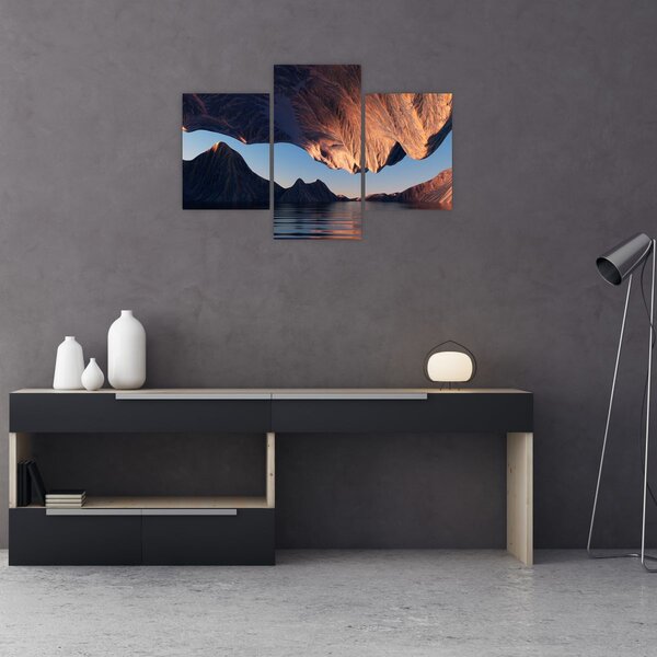 Tablou - Faleze 3D (90x60 cm)