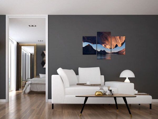 Tablou - Faleze 3D (90x60 cm)