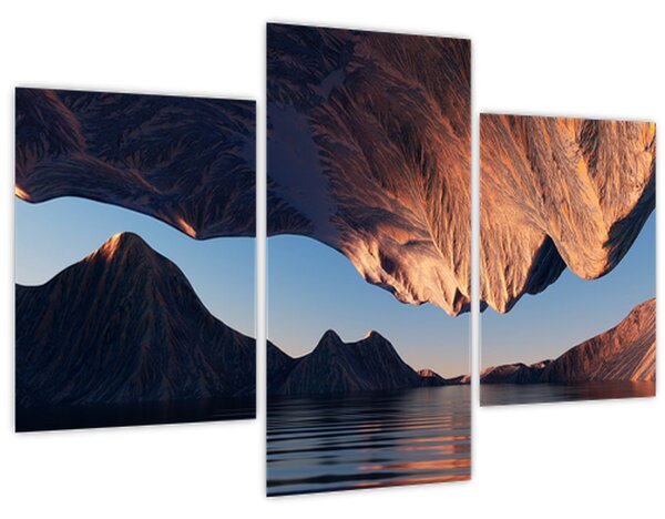 Tablou - Faleze 3D (90x60 cm)