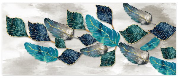 Tablou - Ilustrație pană (120x50 cm)
