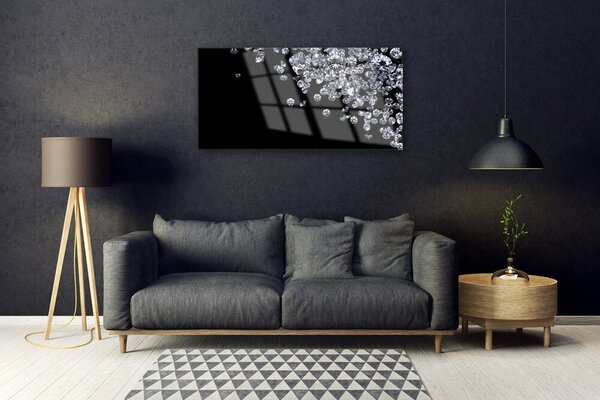 Tablouri acrilice Diamante Art Negru Gri Alb