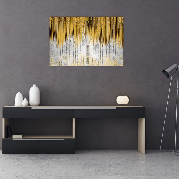 Tablou - Linii de aur (90x60 cm)