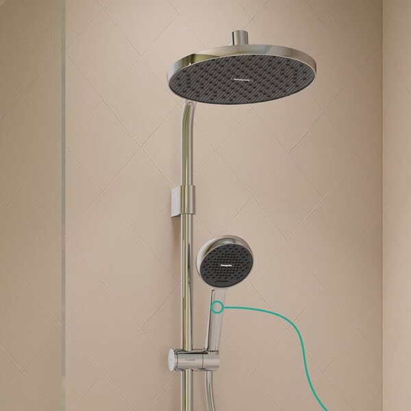 Hansgrohe Activera S set de duș perete cu duș de ploaie crom 28875000