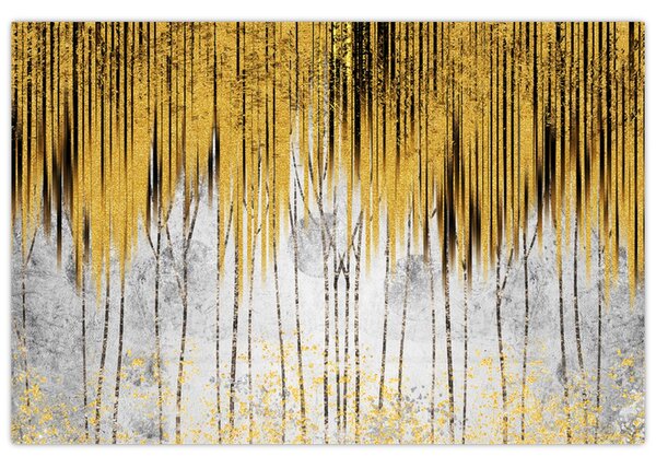 Tablou - Linii de aur (90x60 cm)