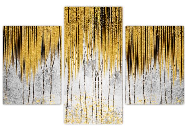 Tablou - Linii de aur (90x60 cm)