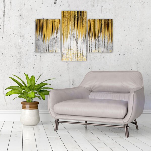 Tablou - Linii de aur (90x60 cm)
