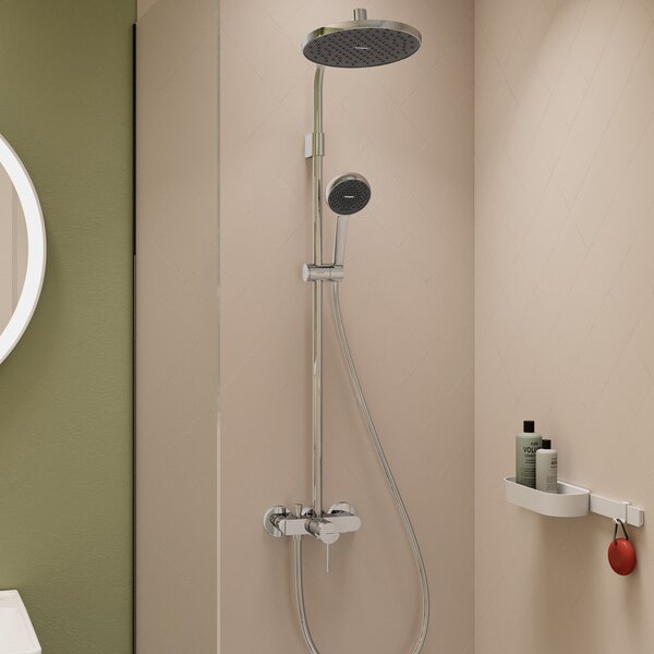 Hansgrohe Activera S set de duș perete cu duș de ploaie crom 28875000