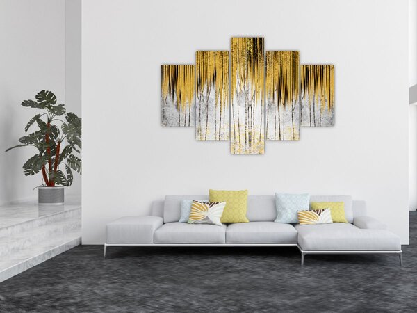 Tablou - Linii de aur (150x105 cm)