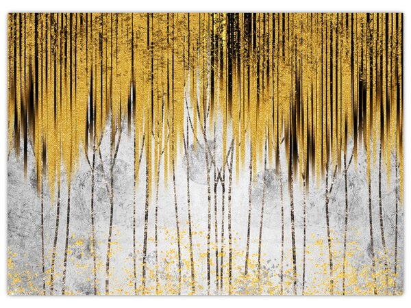 Tablou - Linii de aur (70x50 cm)