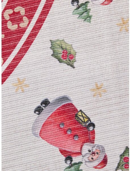 Covor roșu rotund ø 160 cm cu model de Crăciun Toy's Delight Santa Claus – Villeroy&Boch