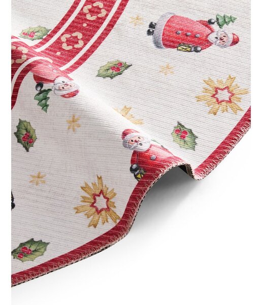 Covor roșu rotund ø 160 cm cu model de Crăciun Toy's Delight Santa Claus – Villeroy&Boch