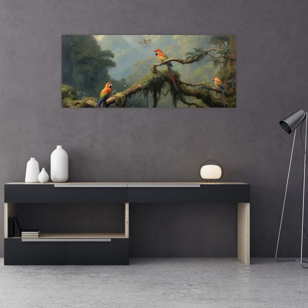 Tablou - Pădure tropicală (120x50 cm)