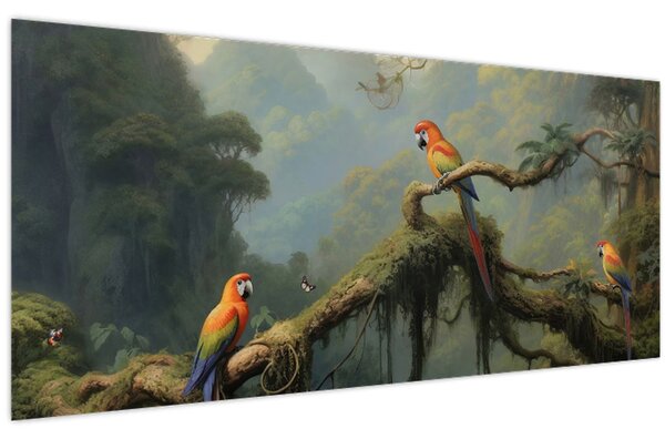 Tablou - Pădure tropicală (120x50 cm)