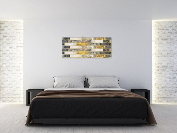 Tablou - Decor cu texturi (120x50 cm)