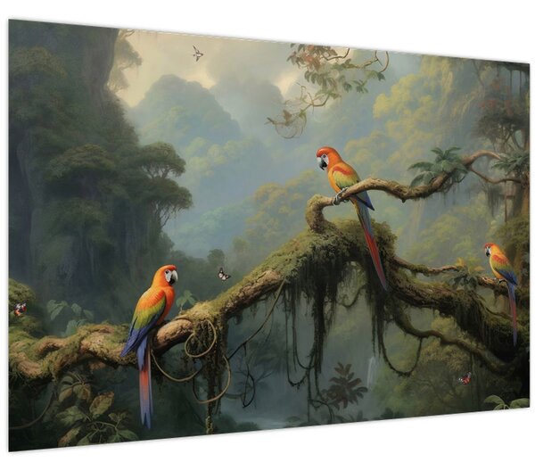 Tablou - Pădure tropicală (90x60 cm)