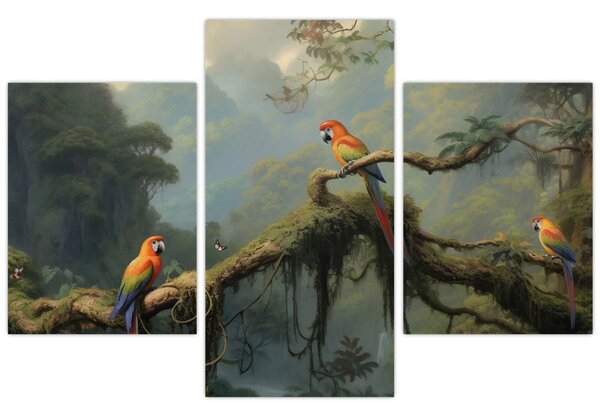 Tablou - Pădure tropicală (90x60 cm)