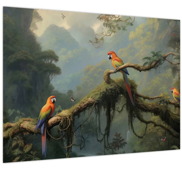 Tablou - Pădure tropicală (70x50 cm)