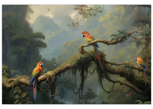 Tablou - Pădure tropicală (90x60 cm)