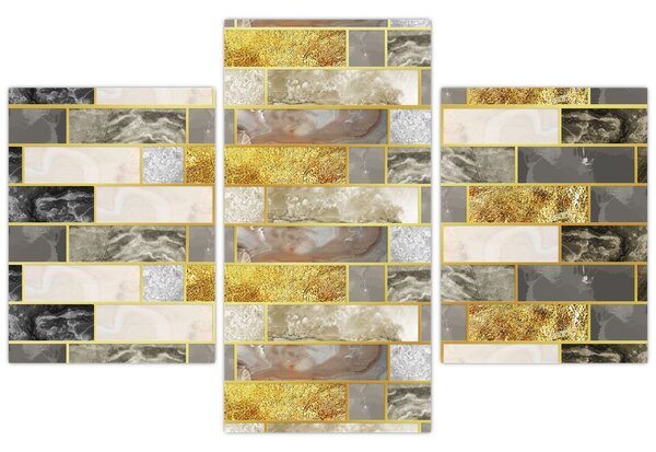 Tablou - Decor cu texturi (90x60 cm)