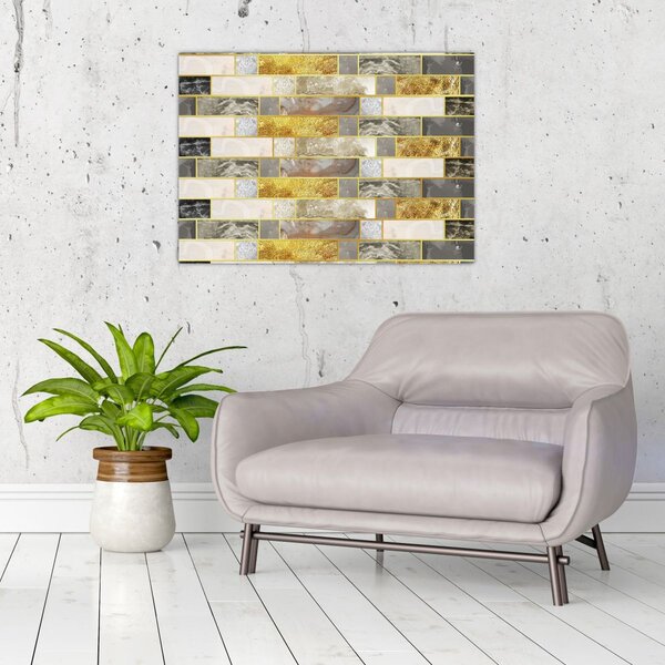 Tablou - Decor cu texturi (70x50 cm)