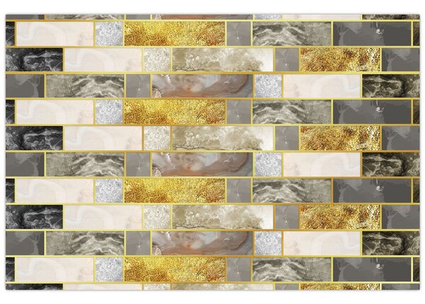 Tablou - Decor cu texturi (90x60 cm)