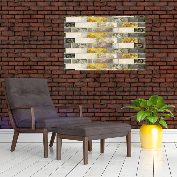 Tablou - Decor cu texturi (90x60 cm)