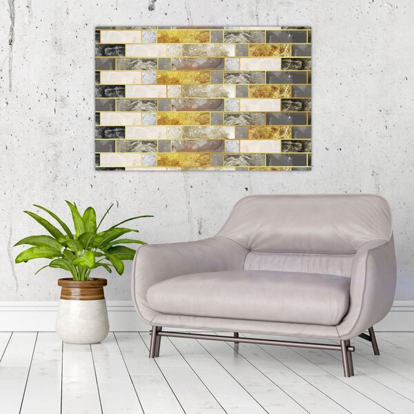 Tablou - Decor cu texturi (90x60 cm)