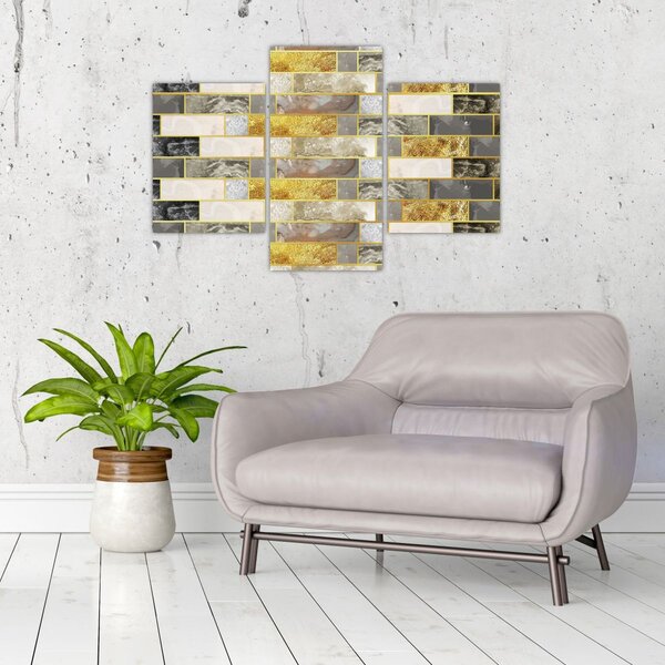 Tablou - Decor cu texturi (90x60 cm)