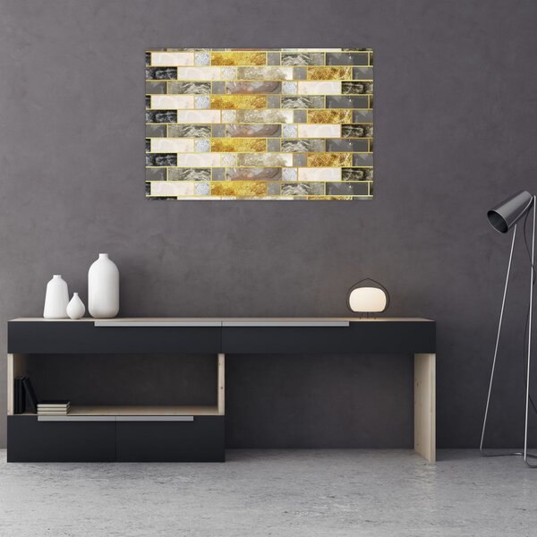 Tablou - Decor cu texturi (90x60 cm)