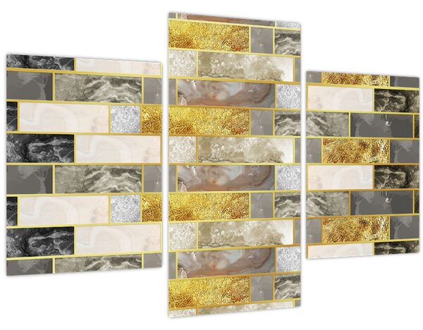 Tablou - Decor cu texturi (90x60 cm)