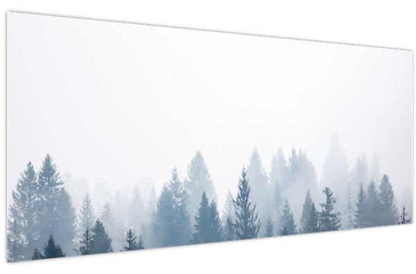 Tablou - Pădure cețoasă (120x50 cm)