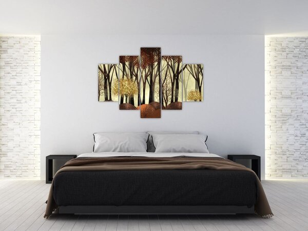 Tablou - Pădure decorativă (150x105 cm)