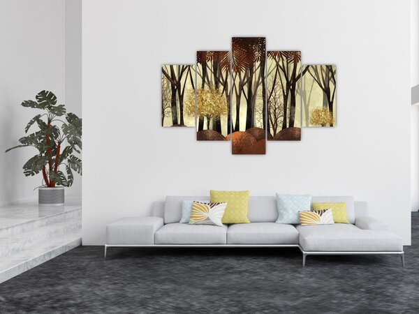 Tablou - Pădure decorativă (150x105 cm)