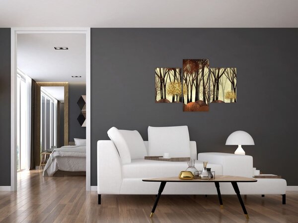 Tablou - Pădure decorativă (90x60 cm)