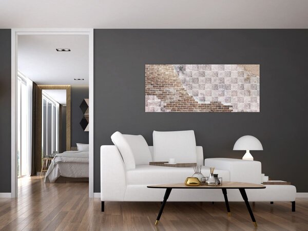 Tablou - Perete de cărămidă (120x50 cm)