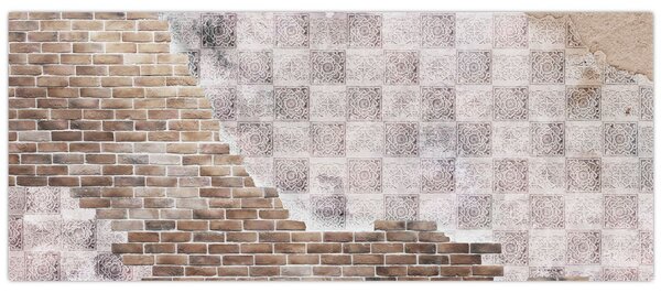Tablou - Perete de cărămidă (120x50 cm)