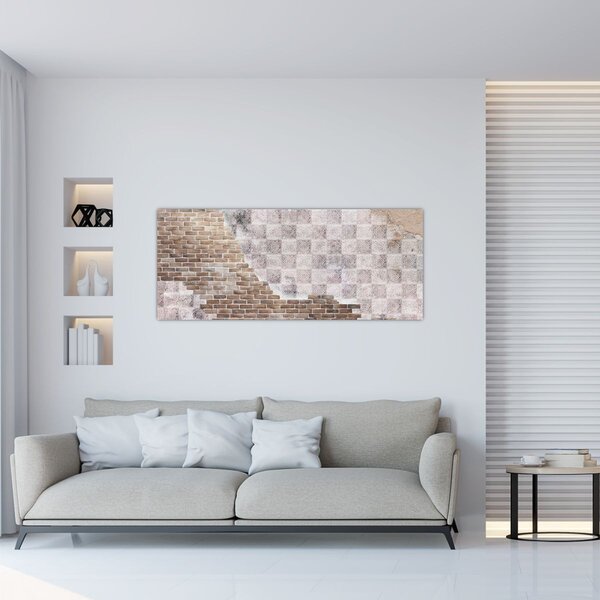 Tablou - Perete de cărămidă (120x50 cm)