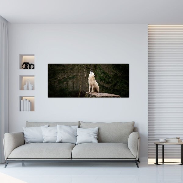 Tablou - Urletul lupului (120x50 cm)