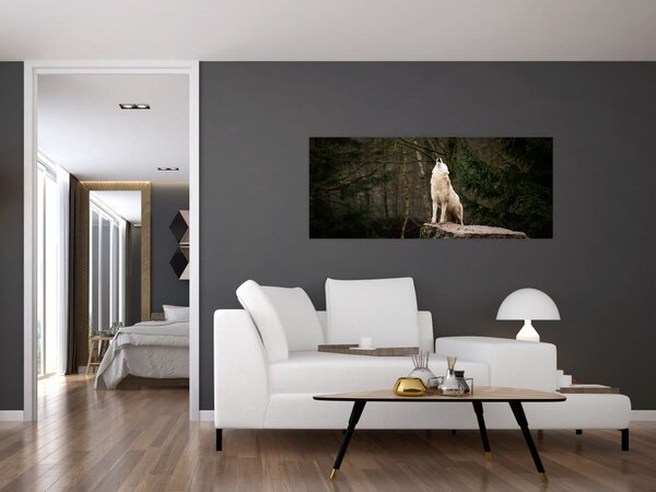Tablou - Urletul lupului (120x50 cm)