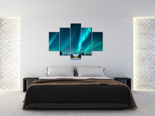 Tablou - Aurora Boreală (150x105 cm)
