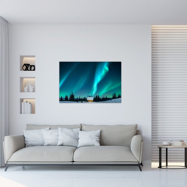 Tablou - Aurora Boreală (90x60 cm)