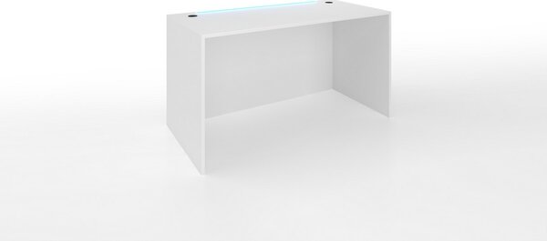 Masa pentru calculator ONE A2 s LED, 120x72x60, alb
