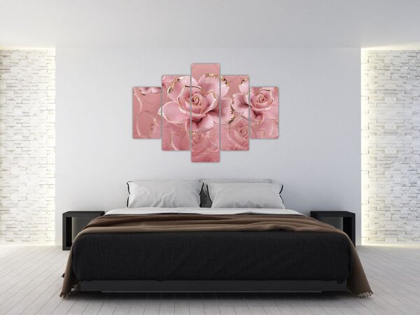 Tablou - Decor floral (150x105 cm)