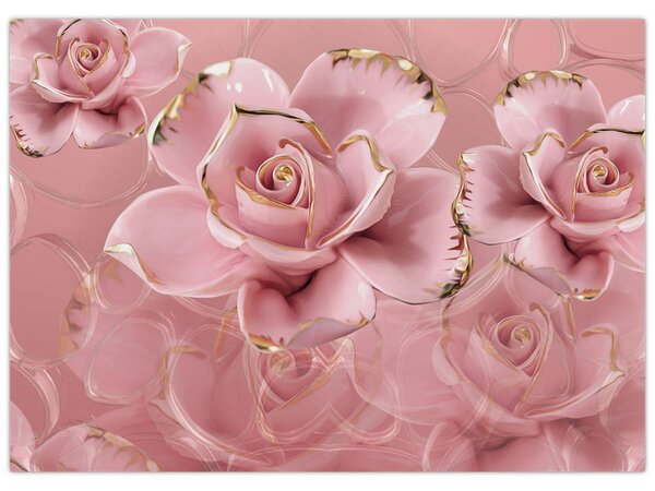 Tablou - Decor floral (70x50 cm)