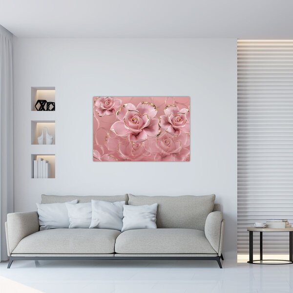 Tablou - Decor floral (90x60 cm)